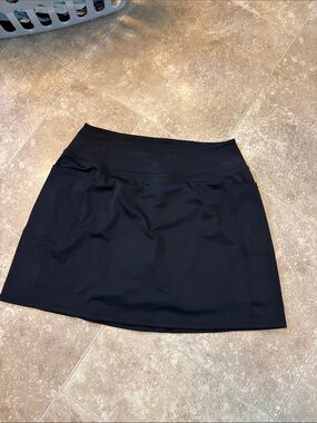 Women’s Black Active Skort - Comfortable Everyday Skirt
